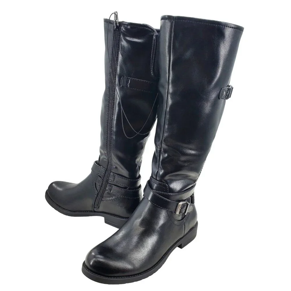 Baretraps 6.5 Boots Tall Woman Carmella Horse Riding Knee-High Shoes Equestrian